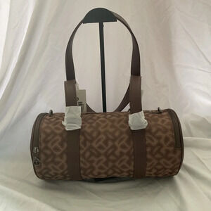 Telfar Medium Jacquard Duffle- Chocolate Monogram NWT
